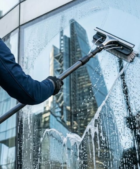commercial window cleaning houston